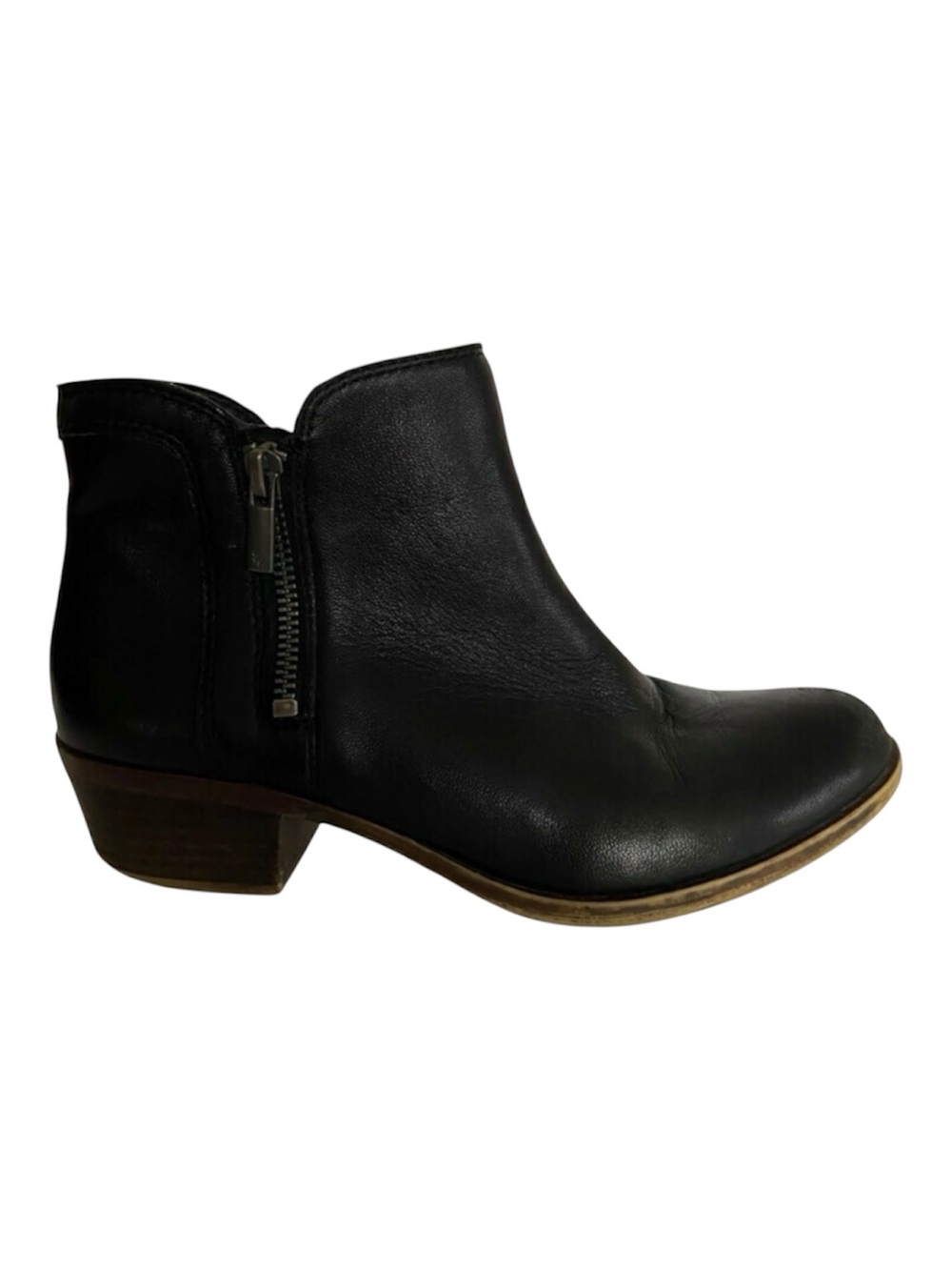 Lucky Brand Black Leather Basel Bootie